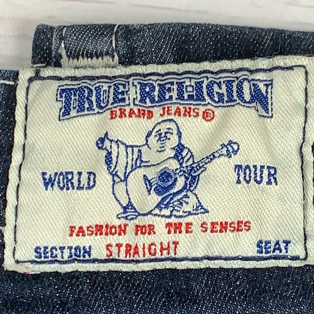 True religion straight leg dark wash jeans size 27 - Picture 7 of 15